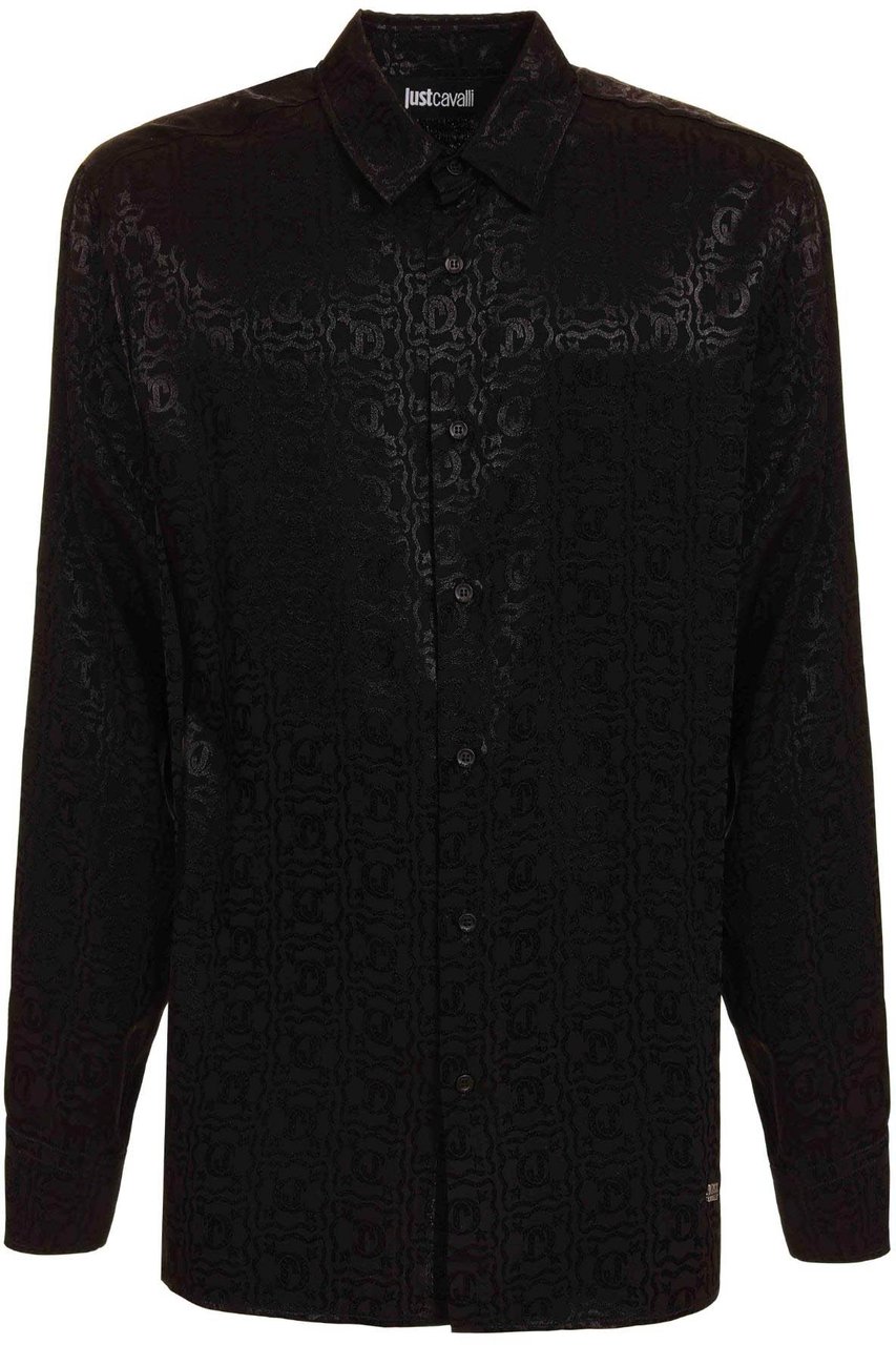 Just Cavalli Shirts Black Zwart