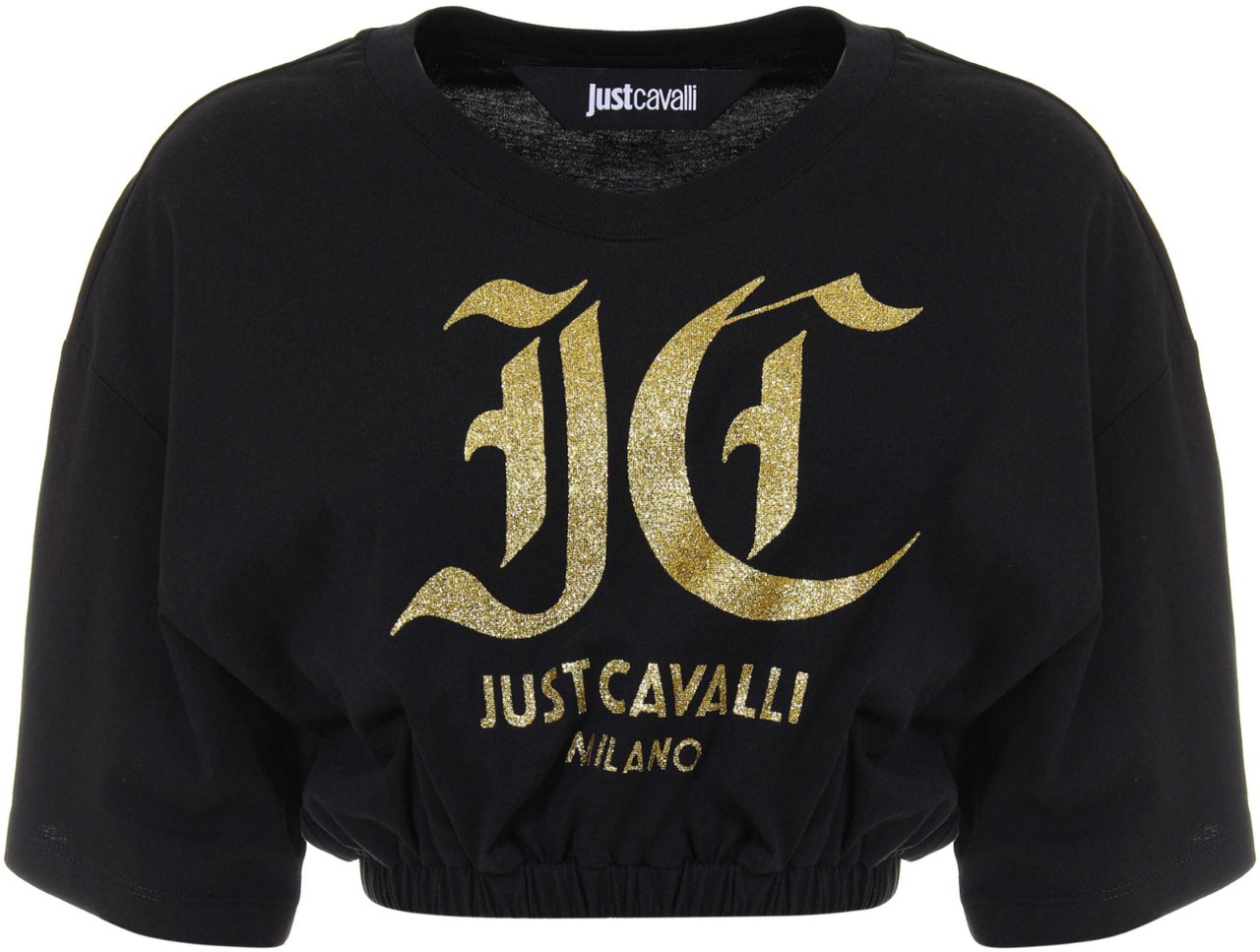 Just Cavalli T-Shirts And Polos Black Zwart