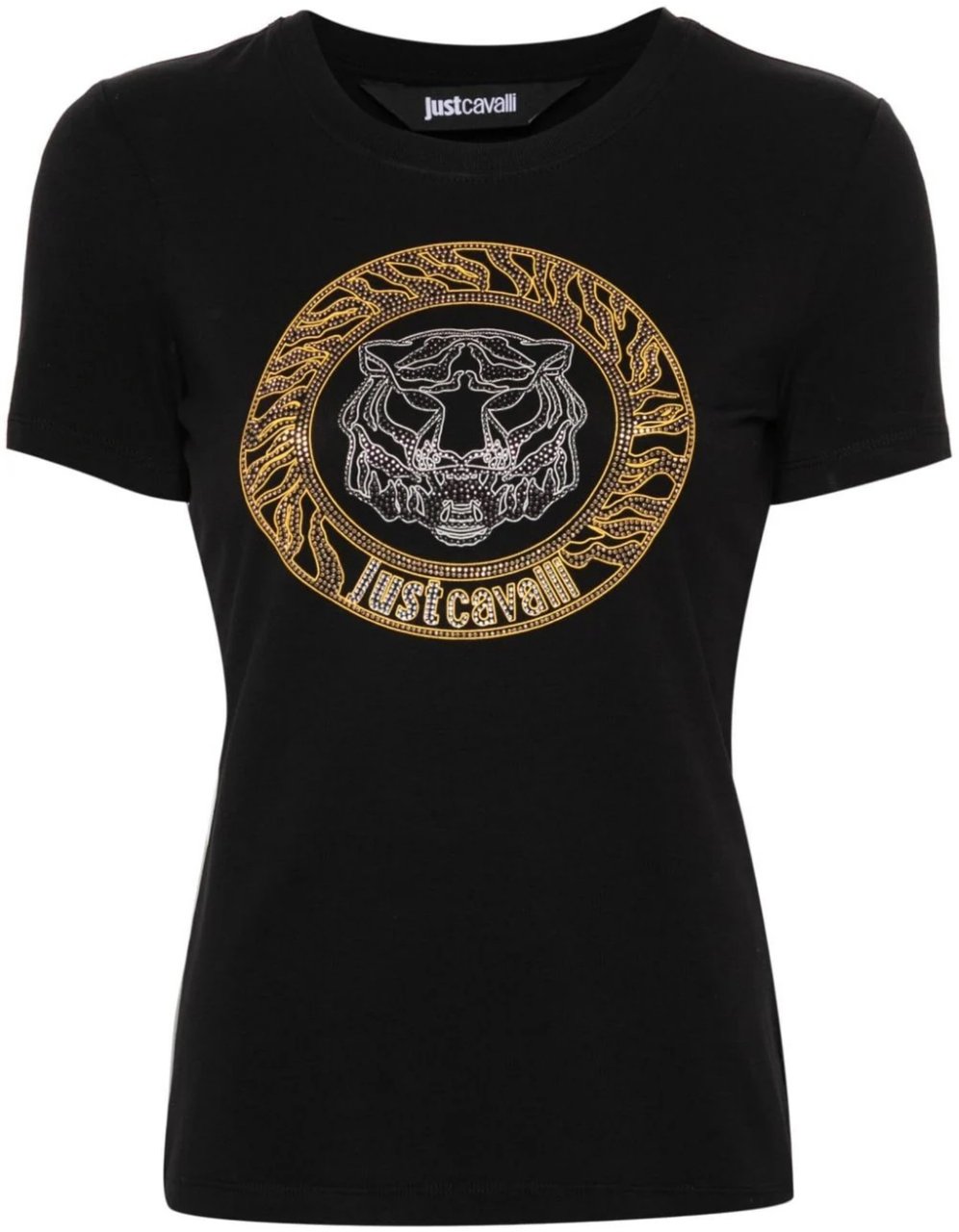 Just Cavalli T-Shirts And Polos Black Zwart