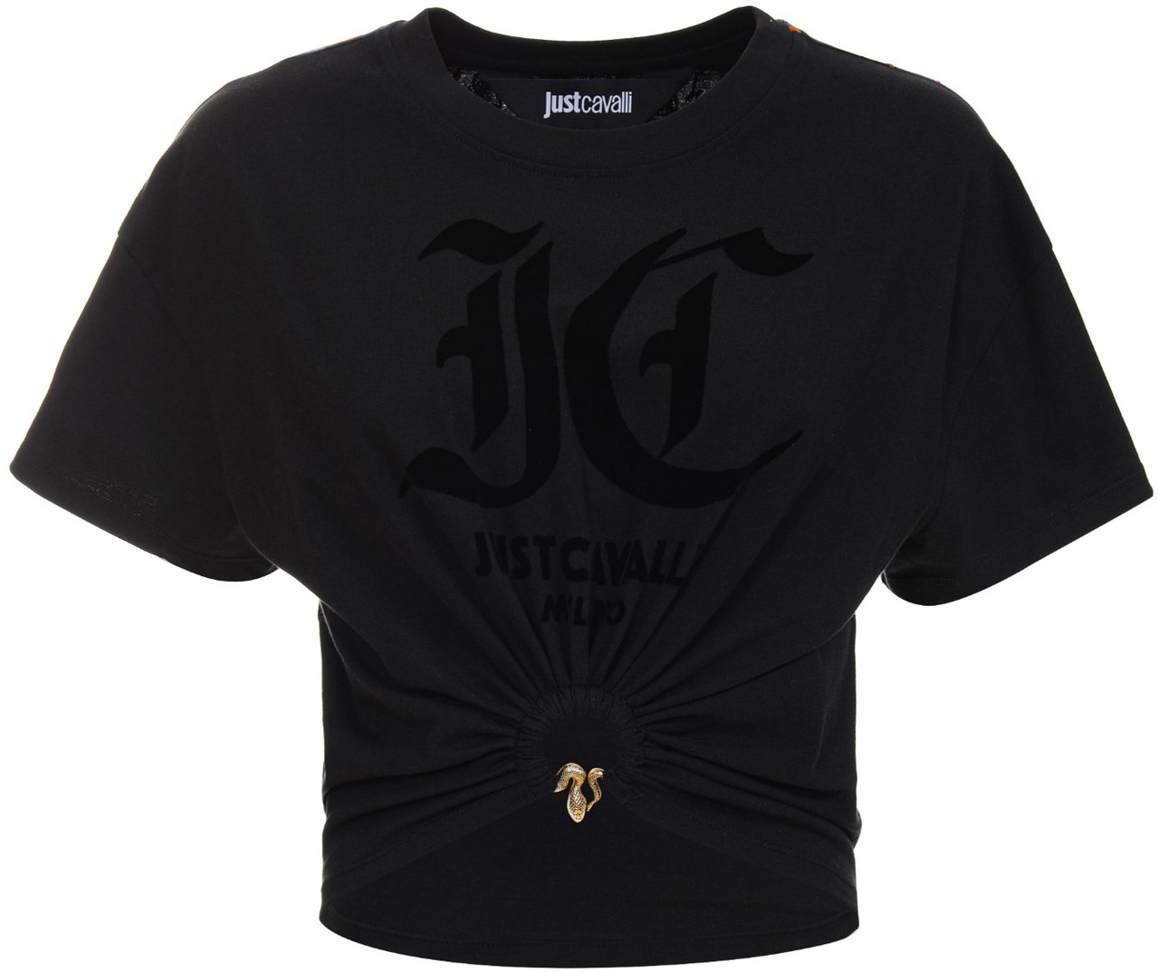 Just Cavalli T-Shirts And Polos Black Zwart