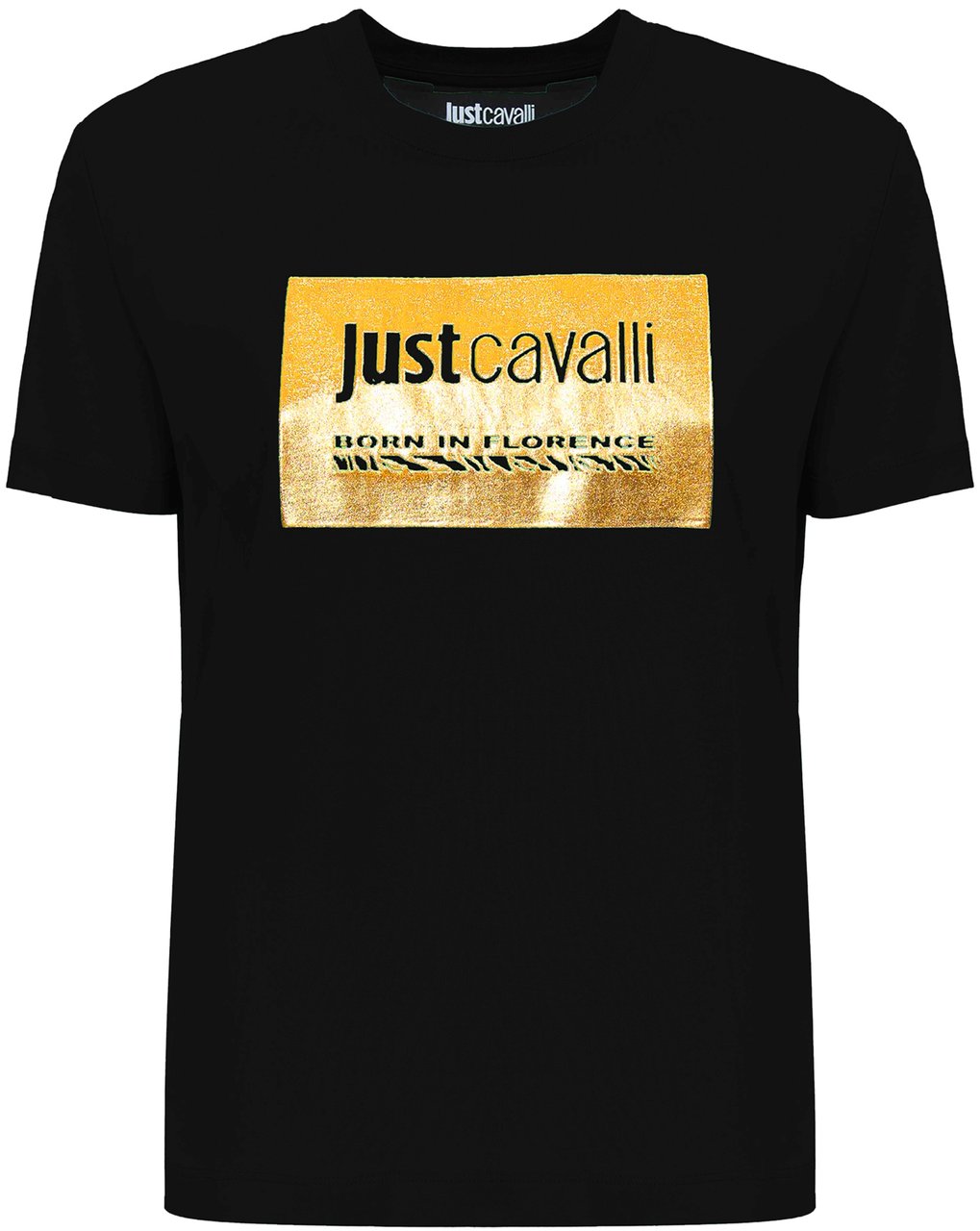 Just Cavalli T-Shirts And Polos Black Zwart