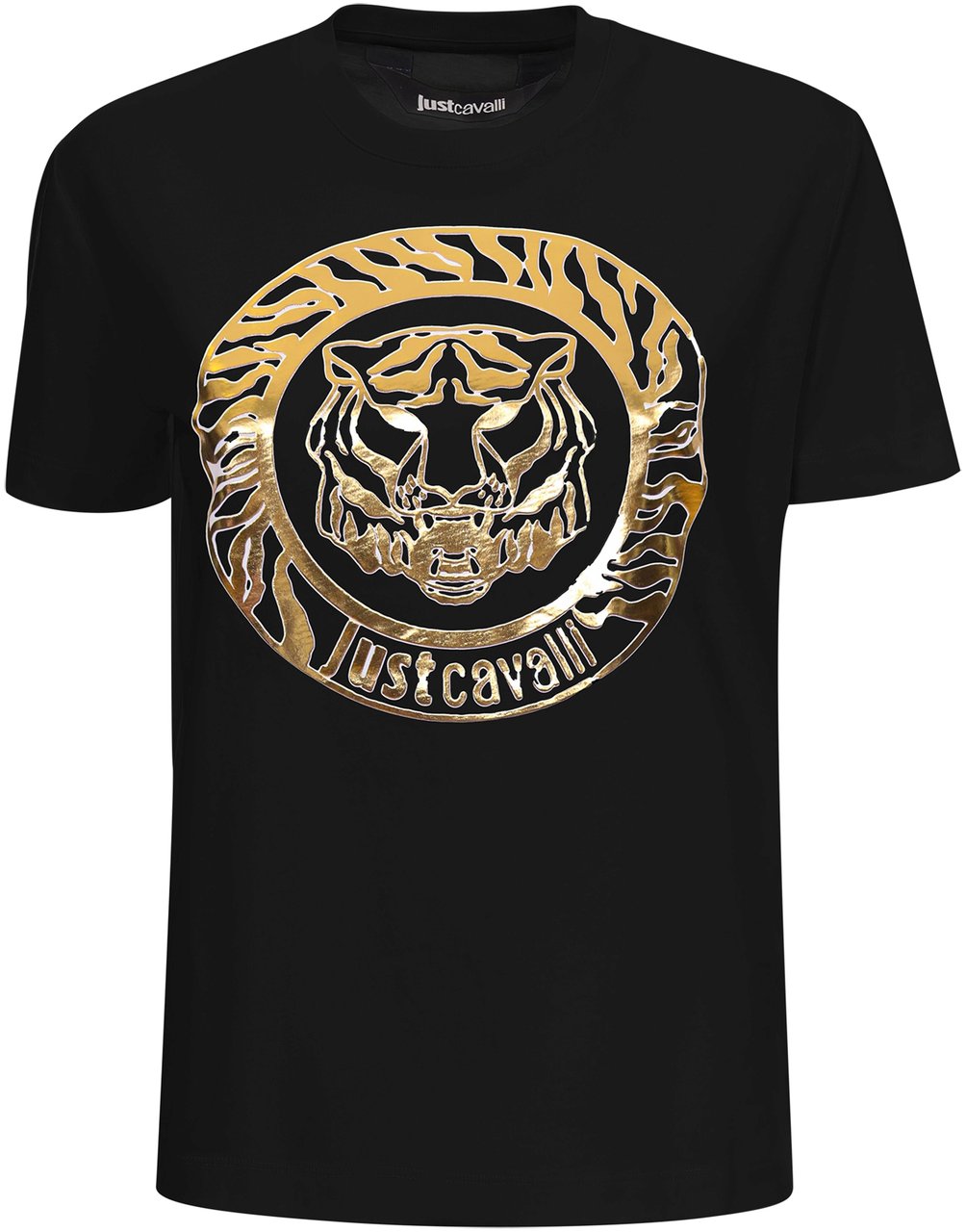 Just Cavalli T-Shirts And Polos Black Zwart