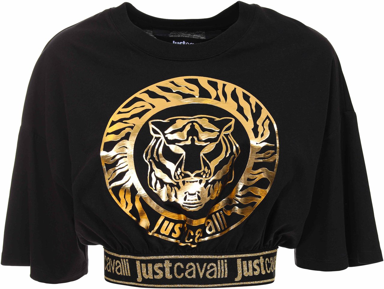 Just Cavalli T-Shirts And Polos Black Zwart