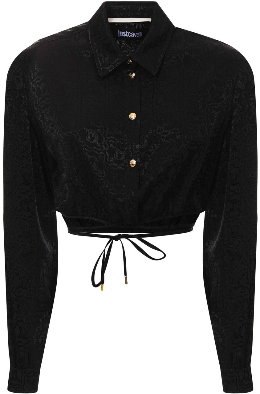 Just Cavalli Shirts Black Zwart