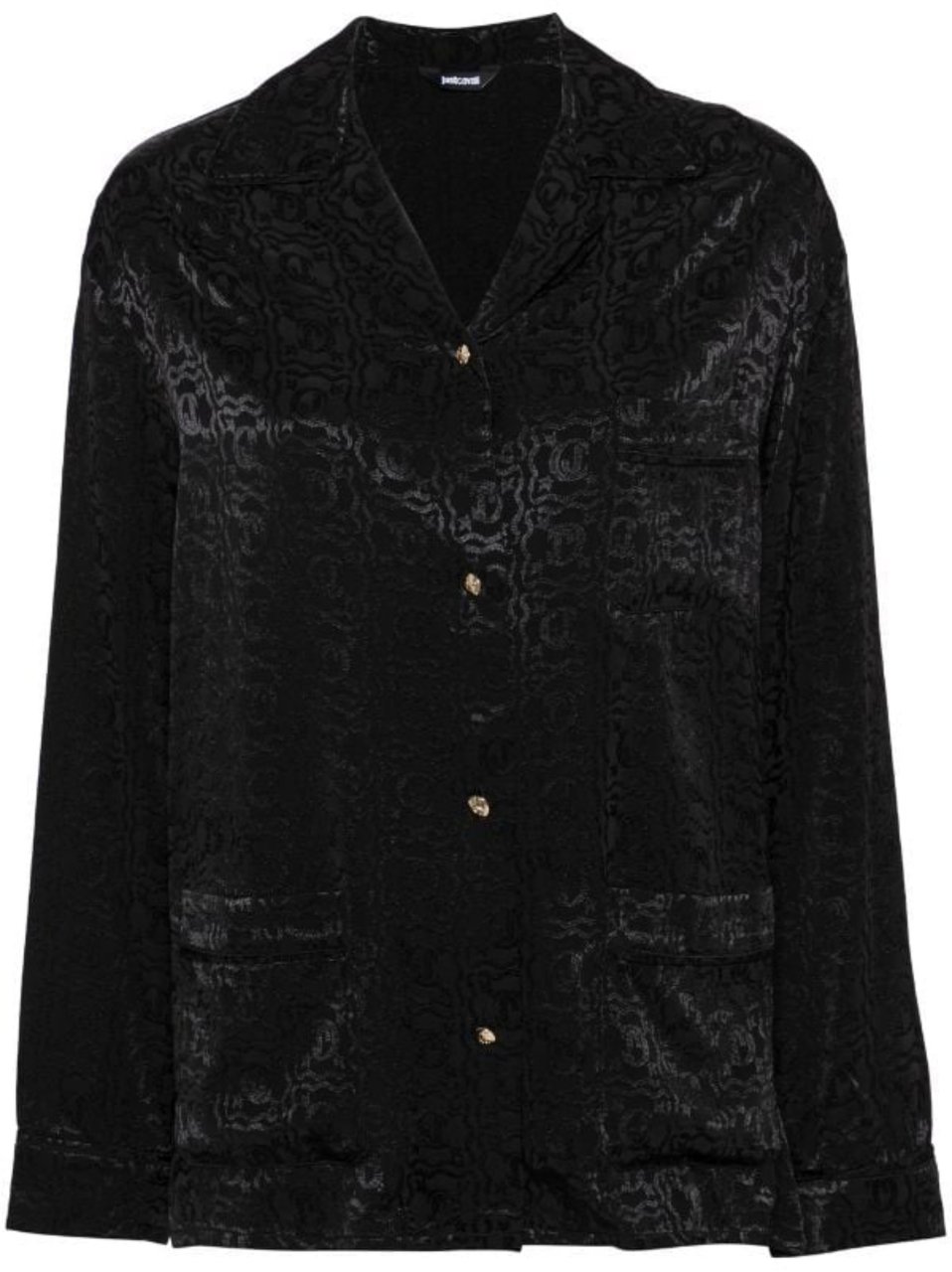 Just Cavalli Shirts Black Zwart