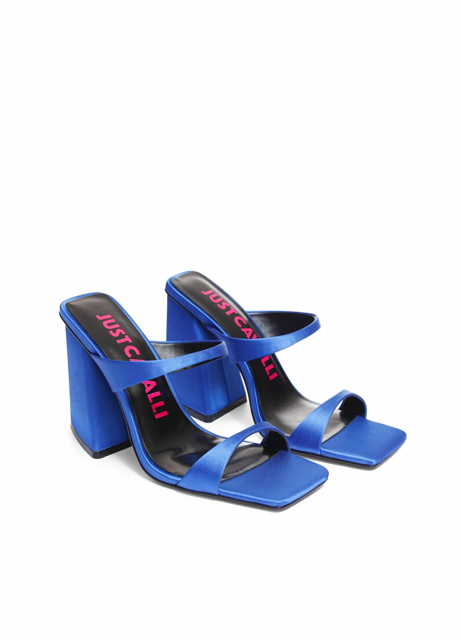 Just Cavalli Sandals Blue Blauw