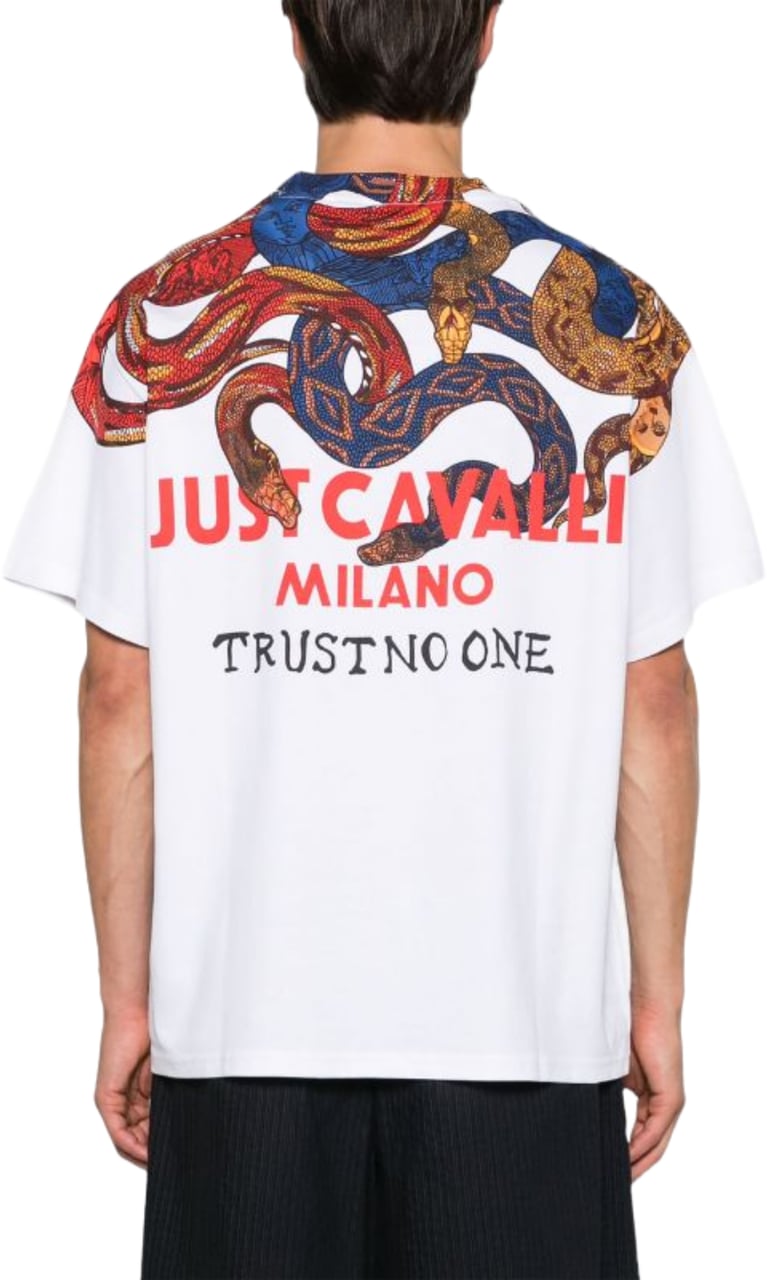 Just Cavalli T-Shirts And Polos White Wit