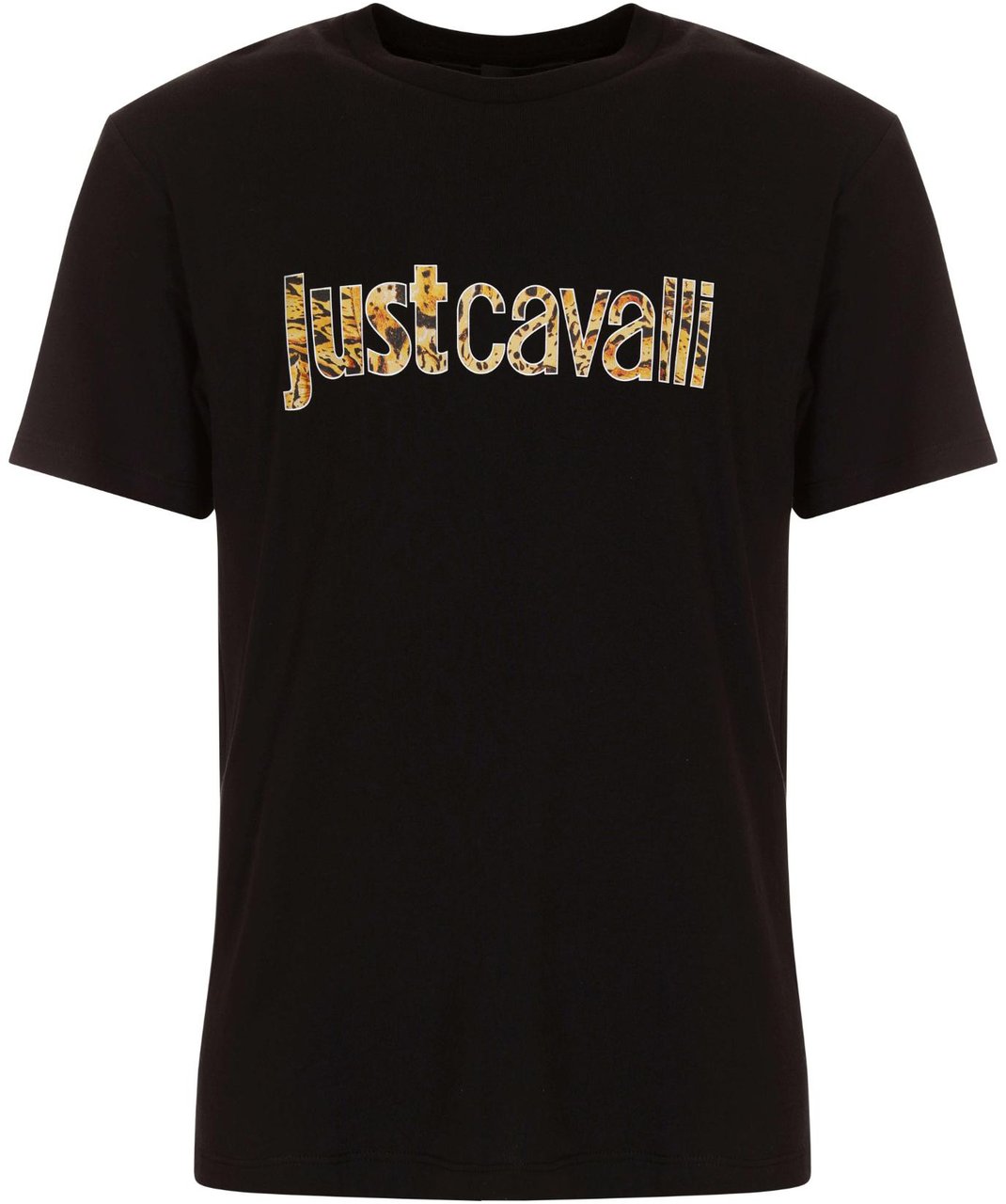 Just Cavalli T-Shirts And Polos Black Zwart