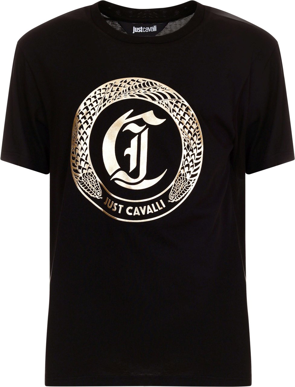 Just Cavalli T-Shirts And Polos Black Zwart