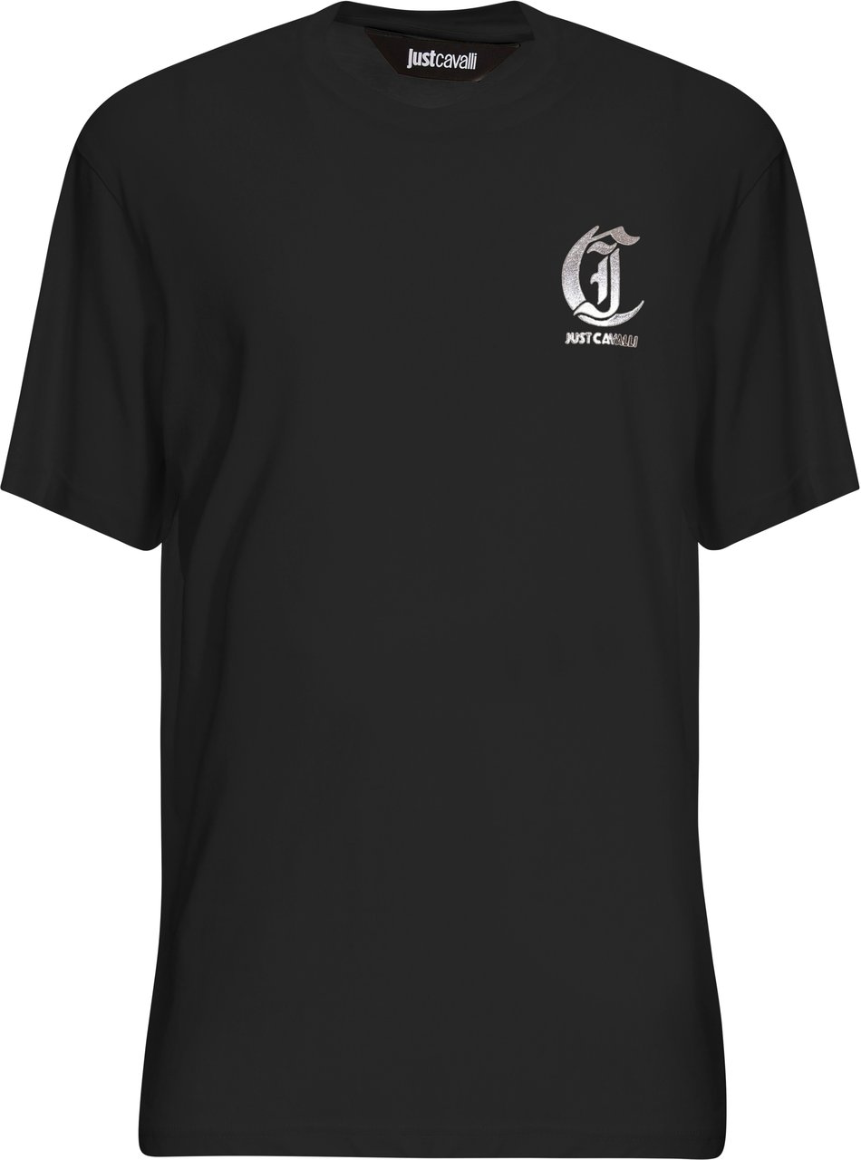 Just Cavalli T-Shirts And Polos Black Zwart