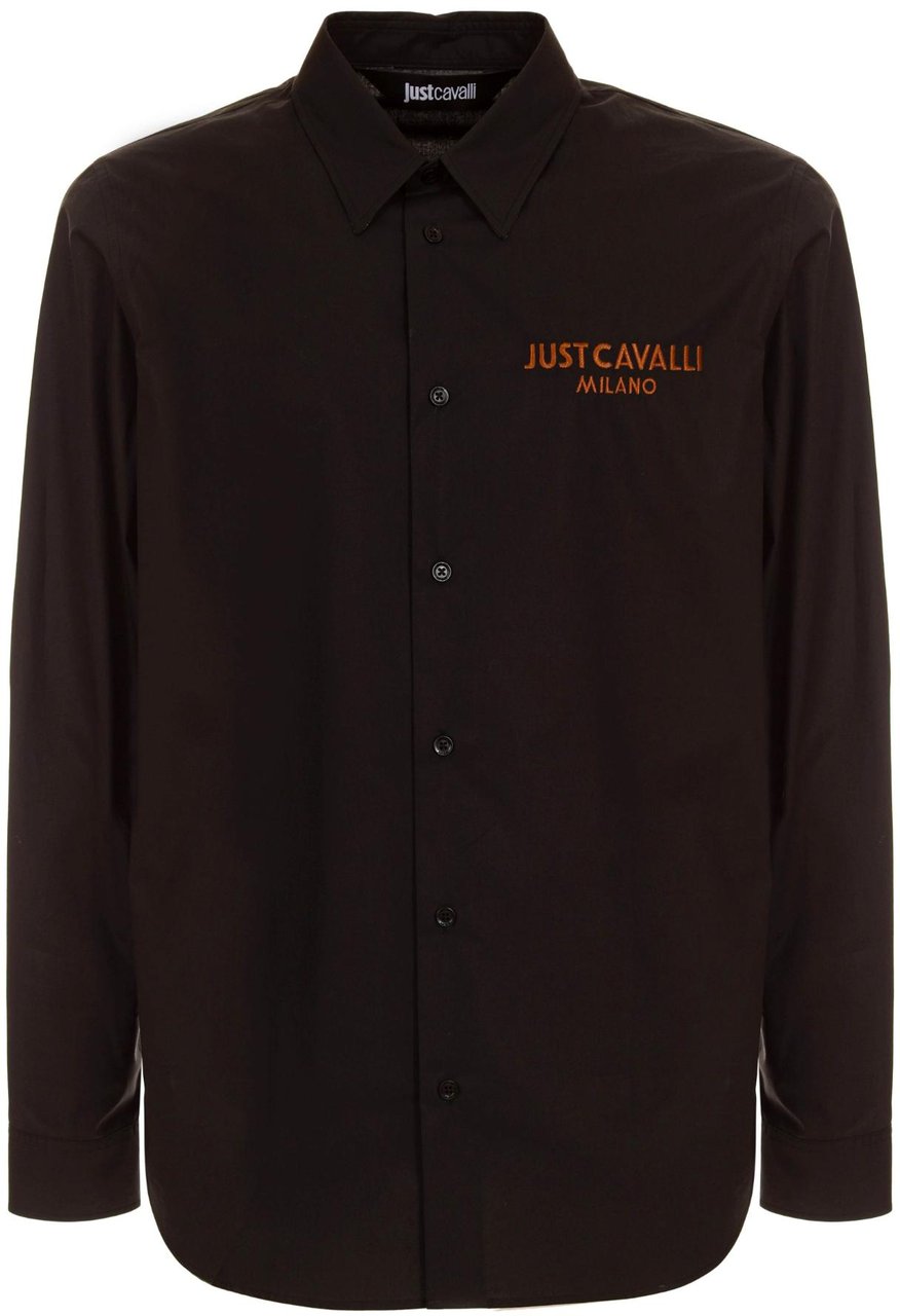 Just Cavalli Shirts Black Zwart