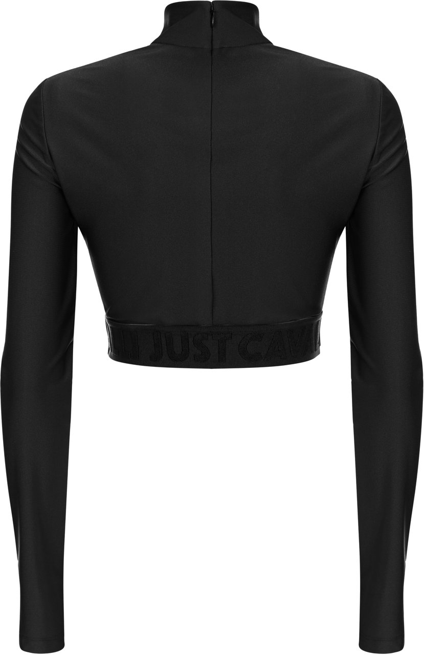 Just Cavalli T-Shirts And Polos Black Zwart