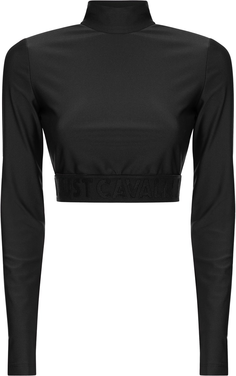 Just Cavalli T-Shirts And Polos Black Zwart