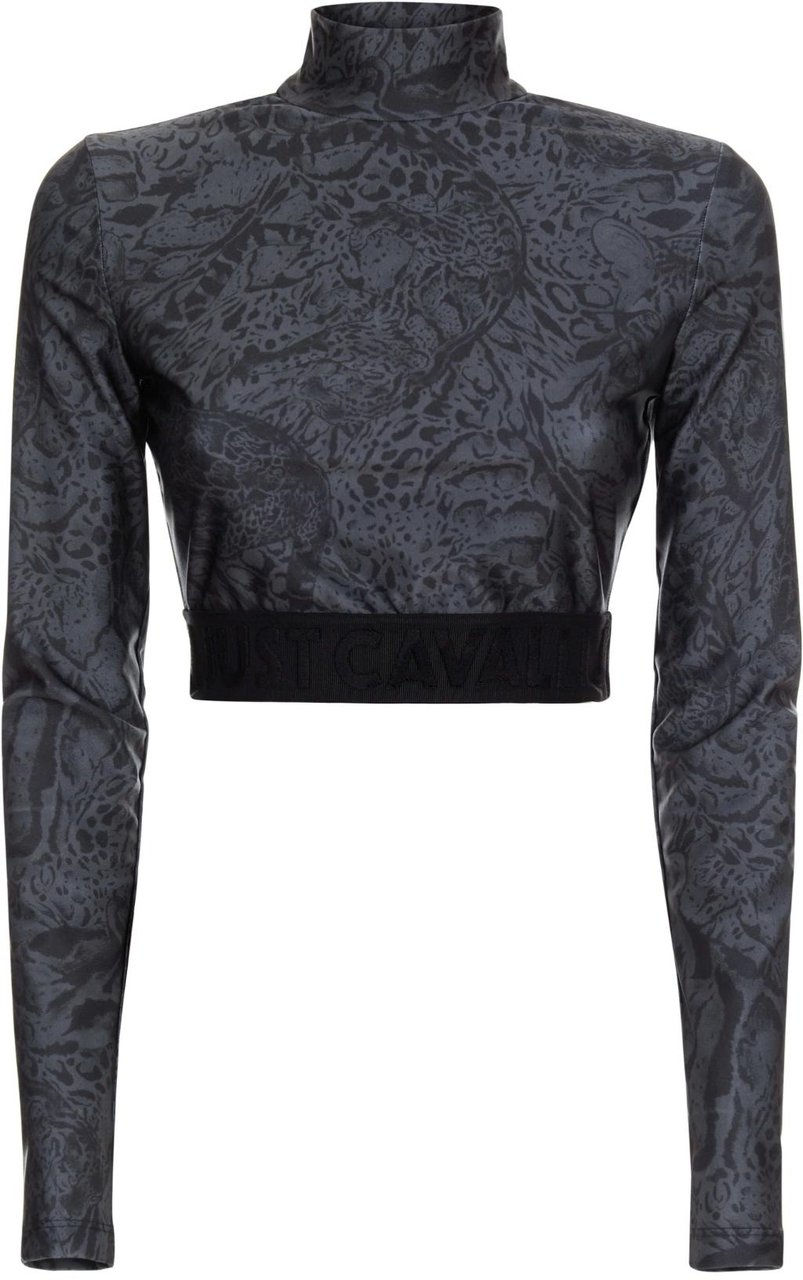 Just Cavalli T-Shirts And Polos Grey Grijs