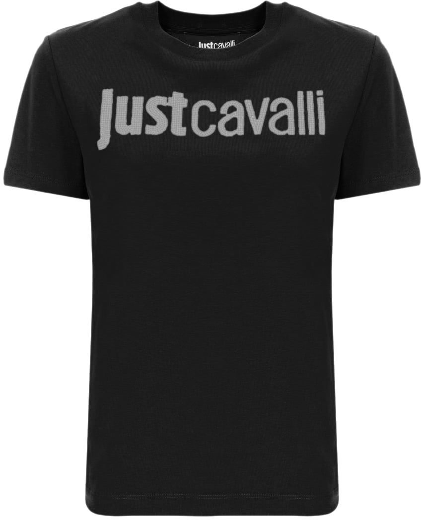 Just Cavalli T-Shirts And Polos Black Zwart