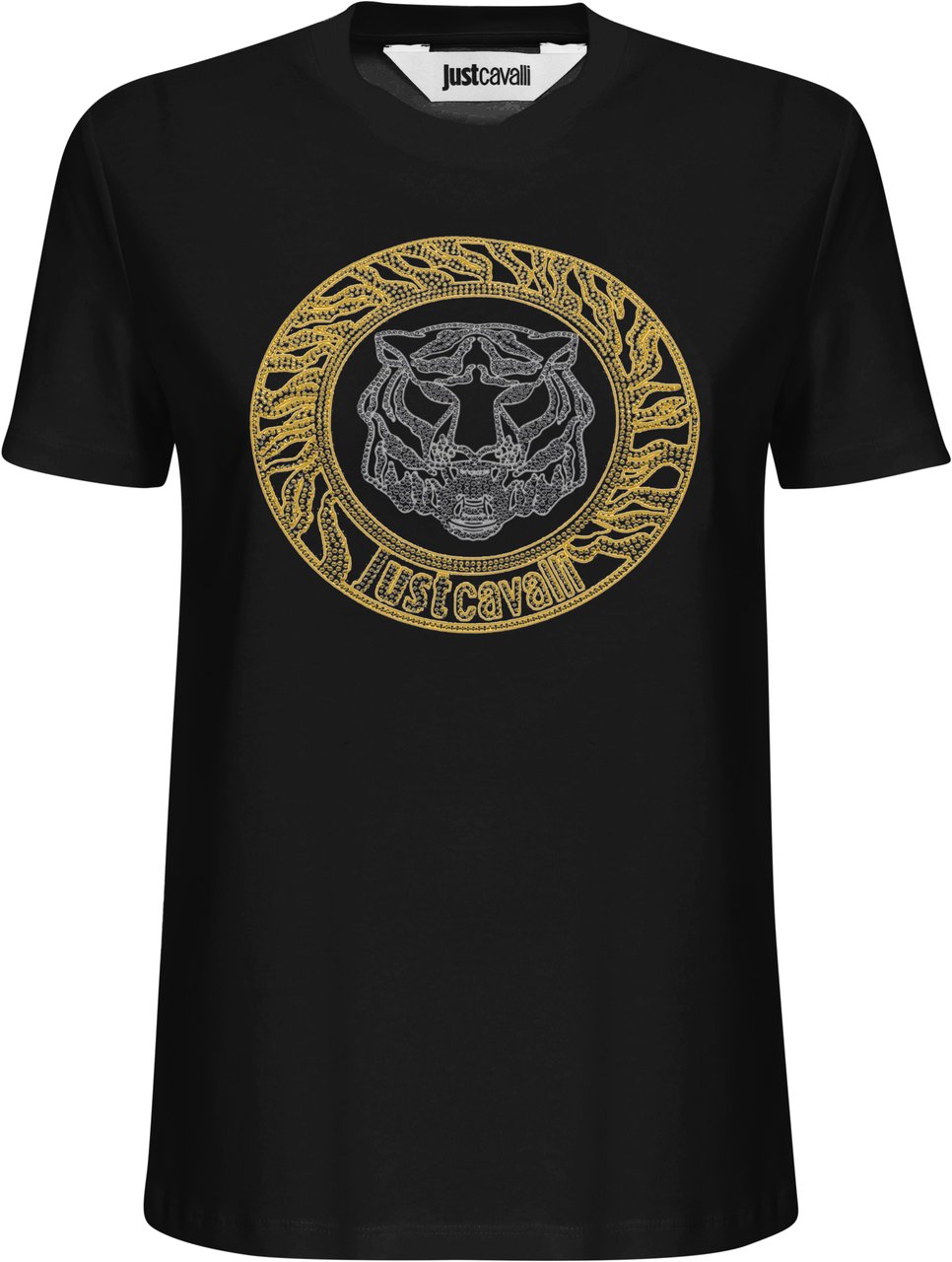 Just Cavalli T-Shirts And Polos Black Zwart