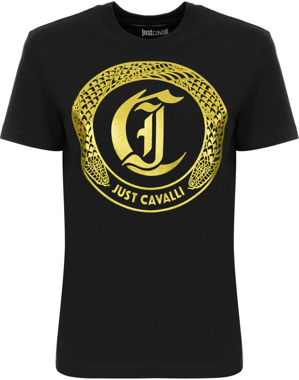 Just Cavalli T-Shirts And Polos Black Zwart