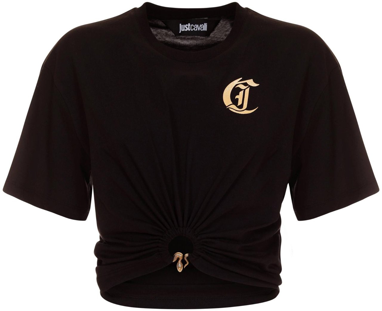 Just Cavalli T-Shirts And Polos Black Zwart