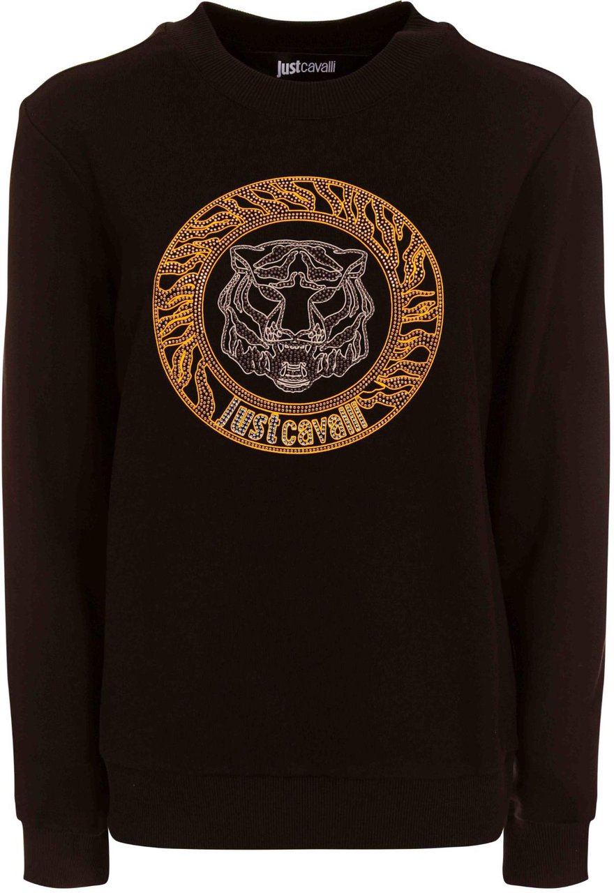 Just Cavalli Sweaters Black Zwart