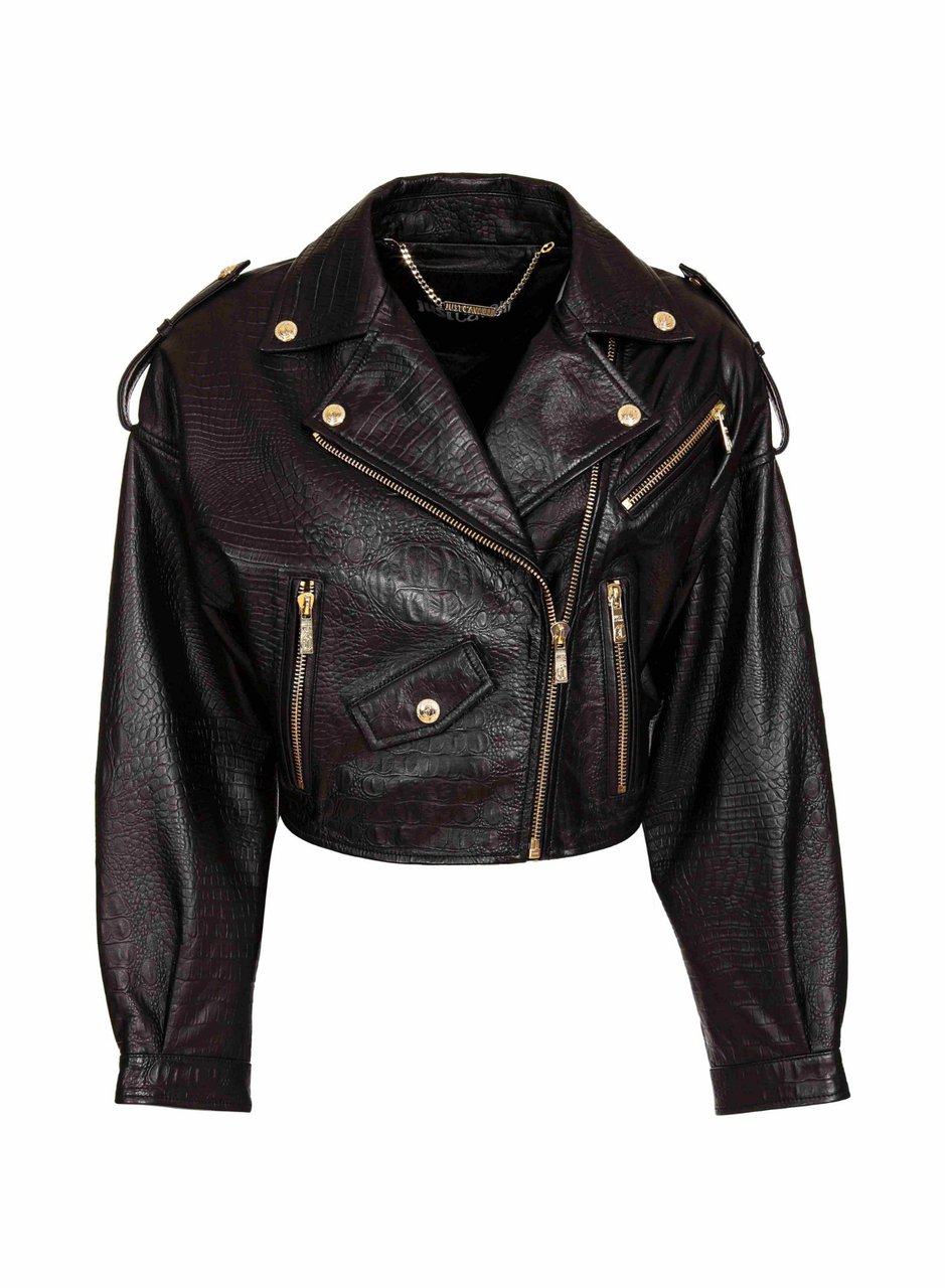 Just Cavalli Coats Black Zwart