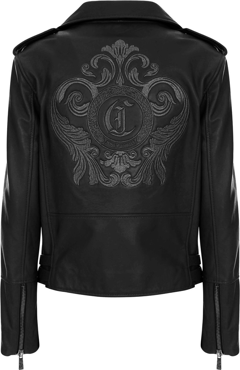 Just Cavalli Coats Black Zwart