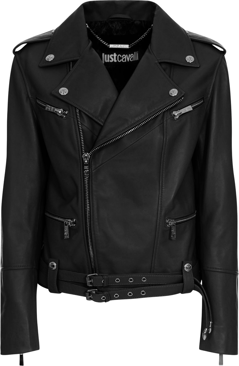 Just Cavalli Coats Black Zwart