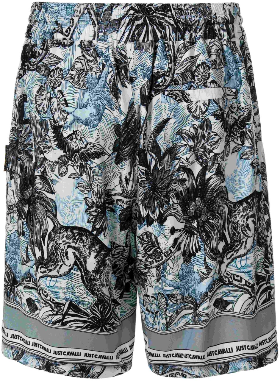 Just Cavalli Shorts Blue Blauw