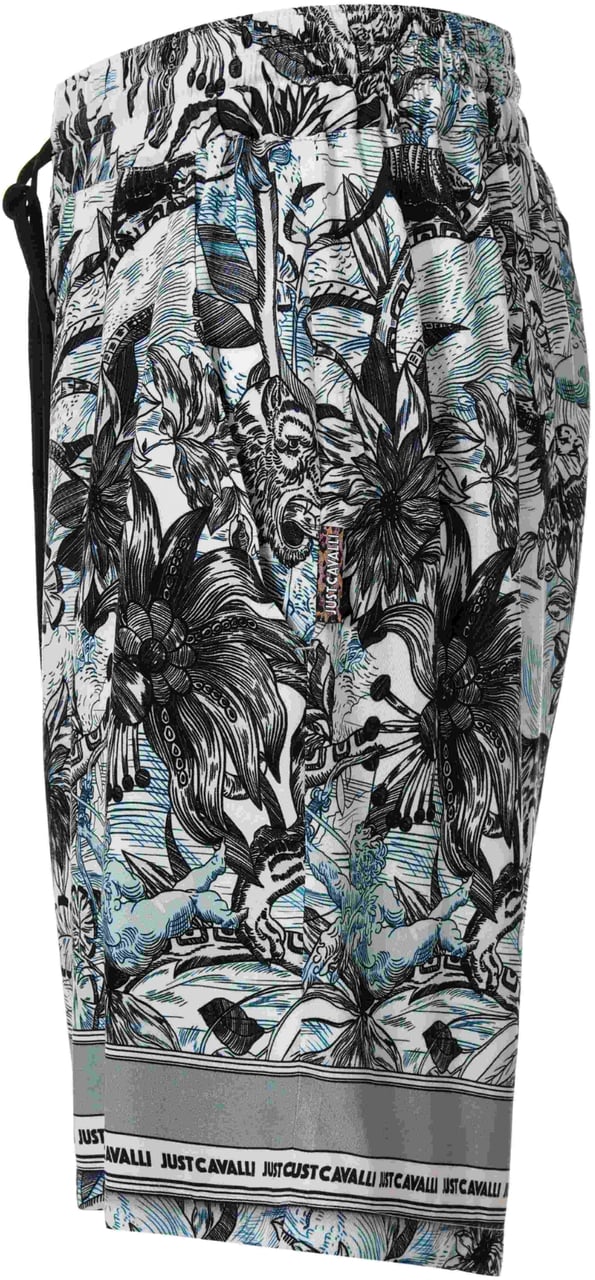 Just Cavalli Shorts Blue Blauw