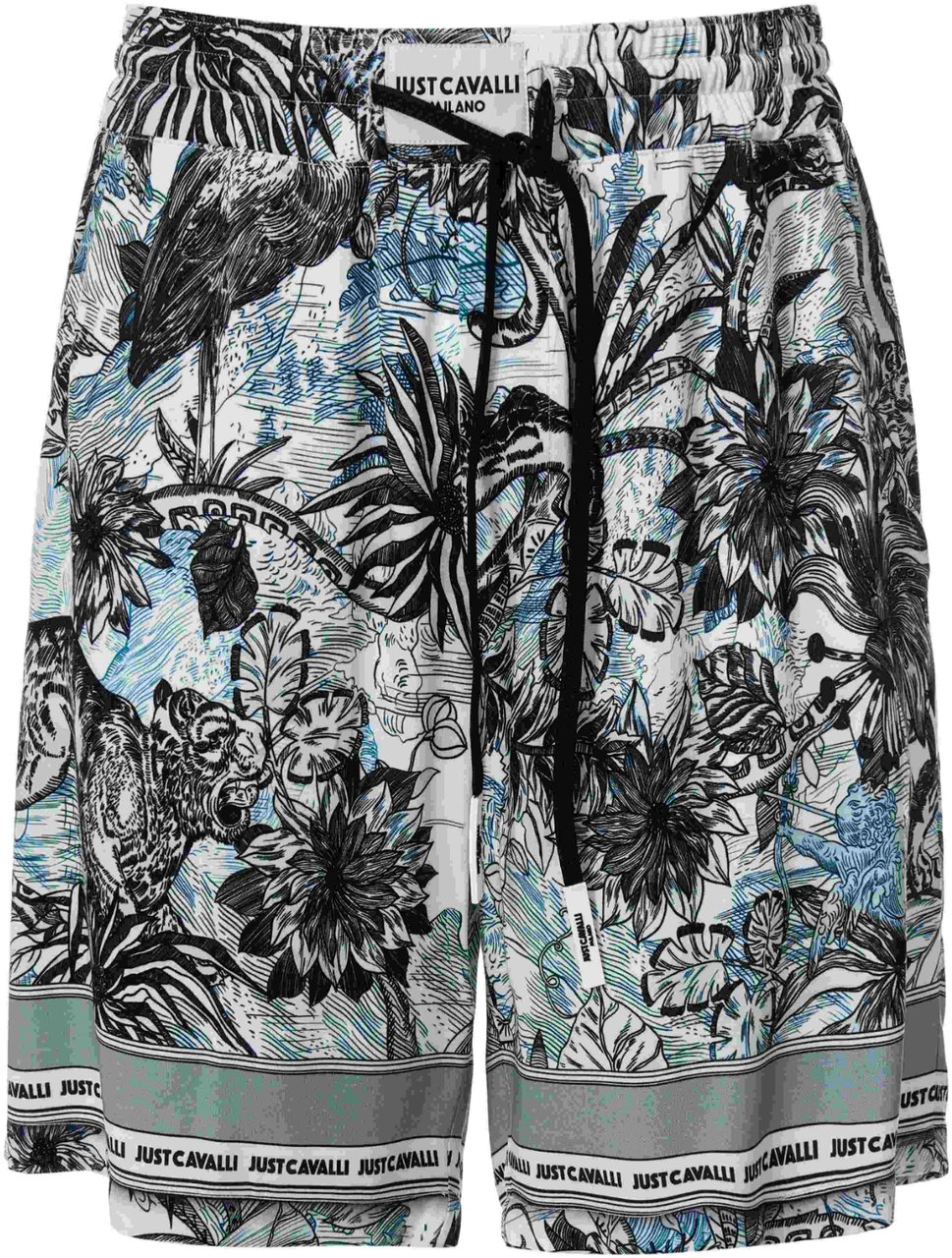 Just Cavalli Shorts Blue Blauw
