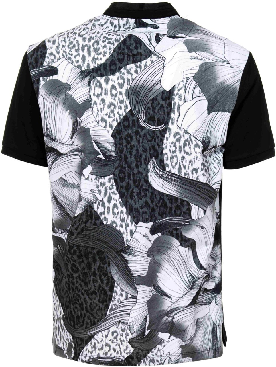 Just Cavalli T-Shirts And Polos Black Zwart