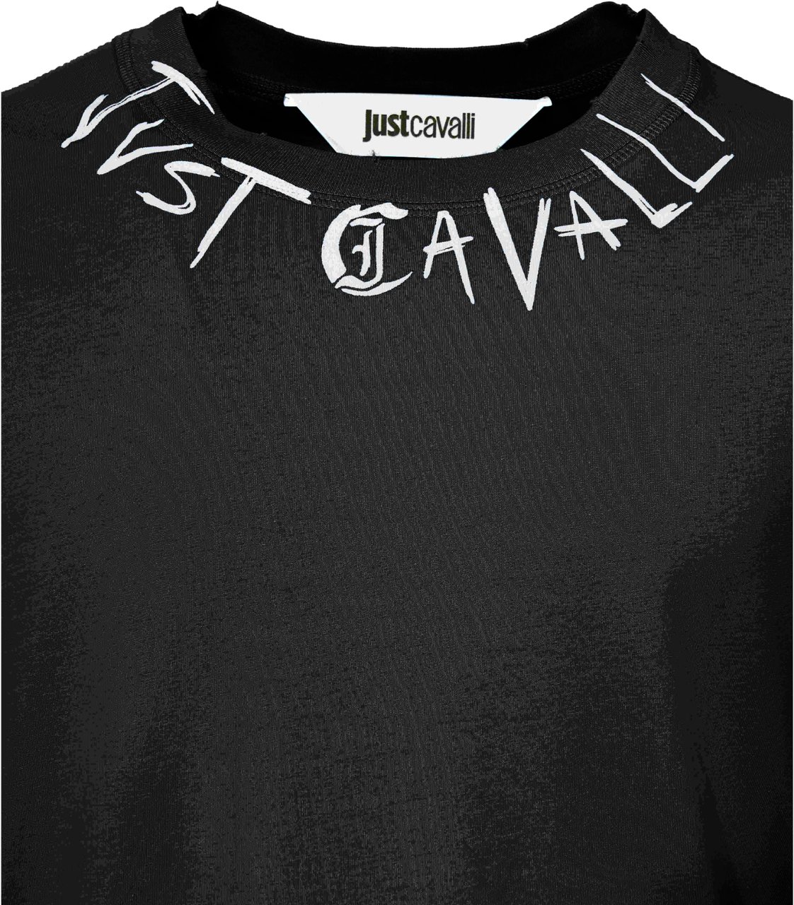 Just Cavalli T-Shirts And Polos Black Zwart