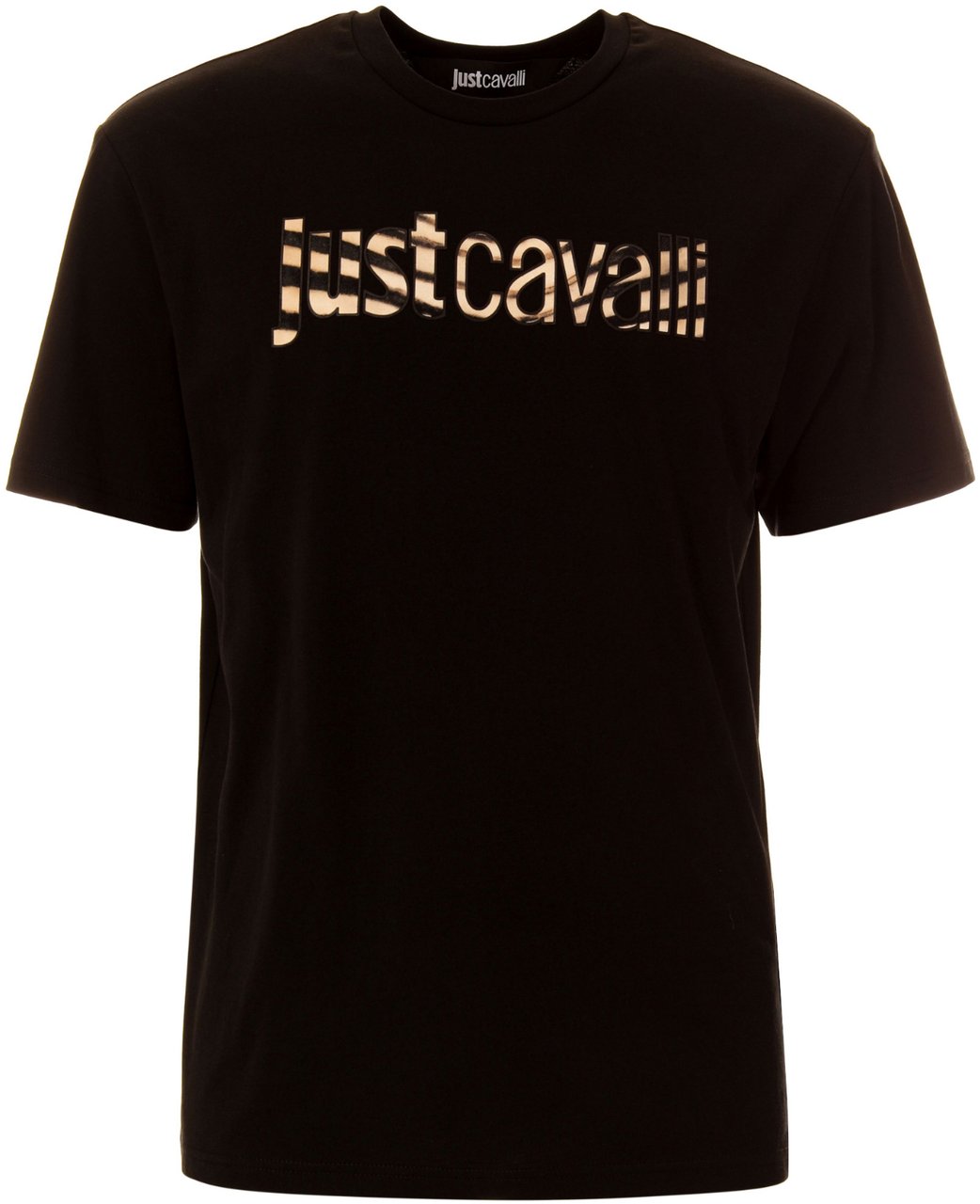 Just Cavalli T-Shirts And Polos Black Zwart
