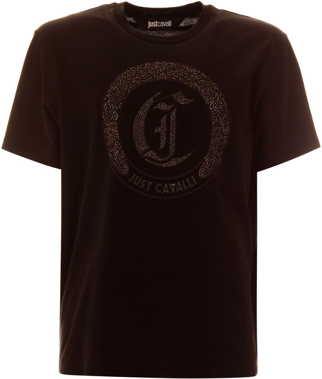Just Cavalli T-Shirts And Polos Black Zwart