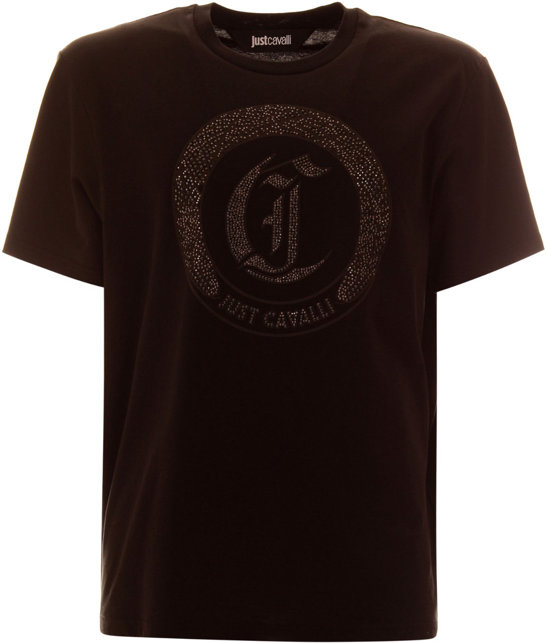 Just Cavalli T-Shirts And Polos Black Zwart