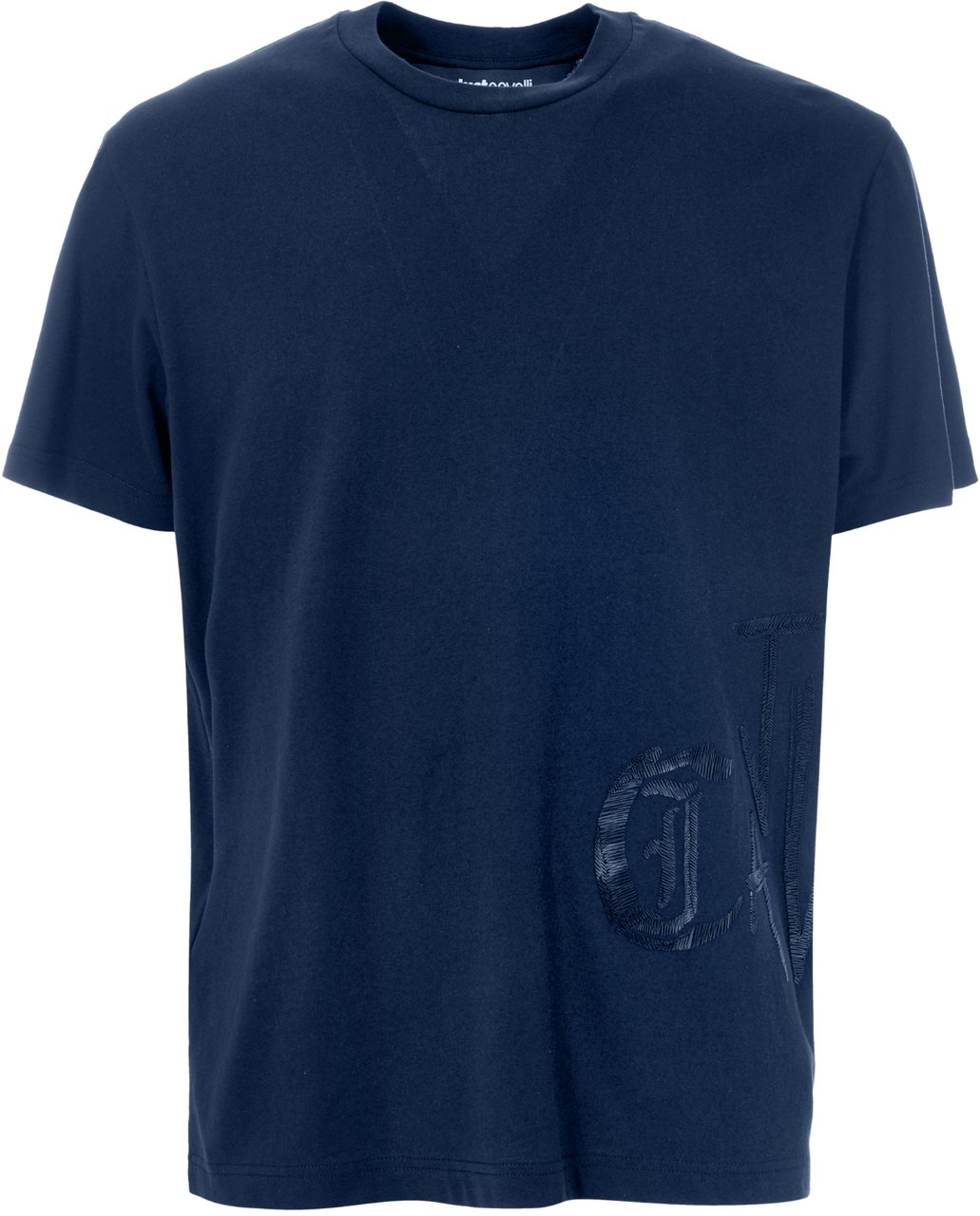 Just Cavalli T-Shirts And Polos Blue Blauw
