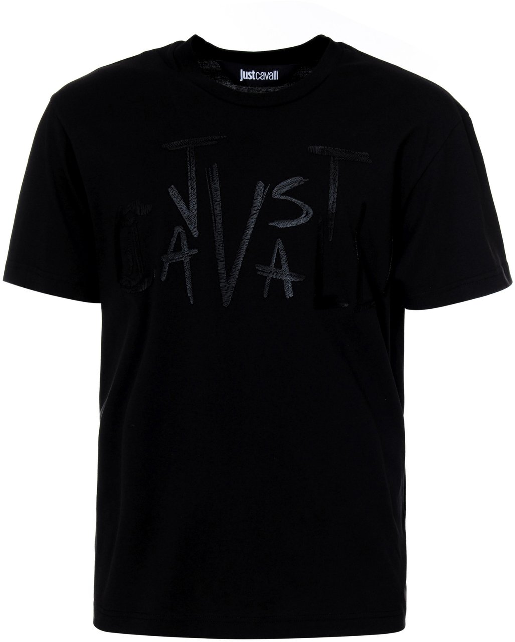 Just Cavalli T-Shirts And Polos Black Zwart