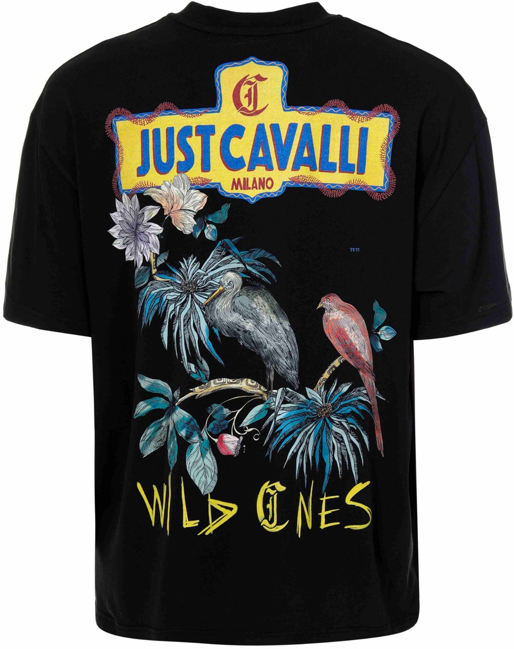 Just Cavalli T-Shirts And Polos Black Zwart