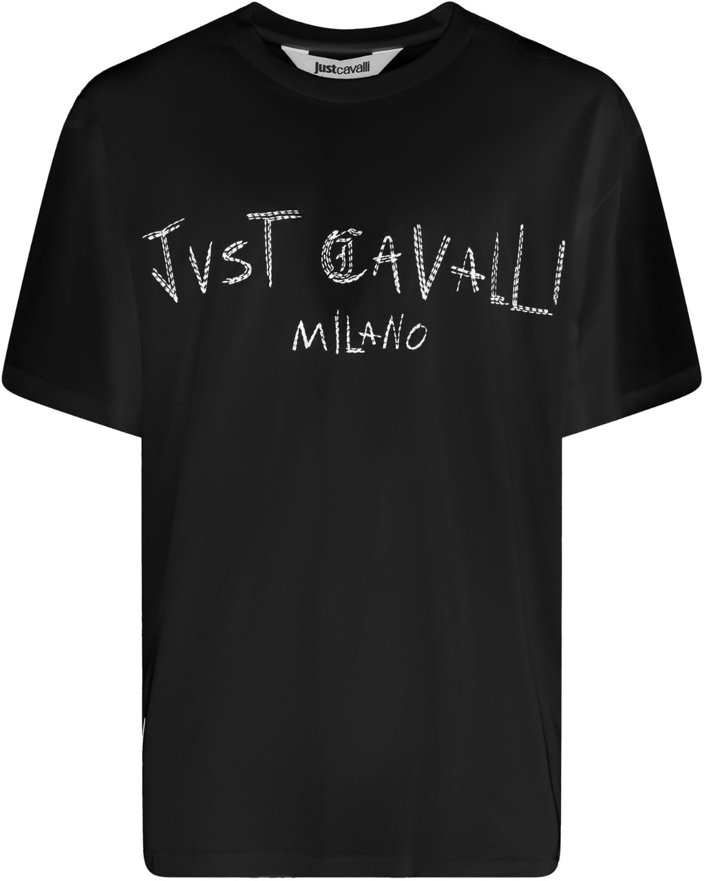 Just Cavalli T-Shirts And Polos Black Zwart