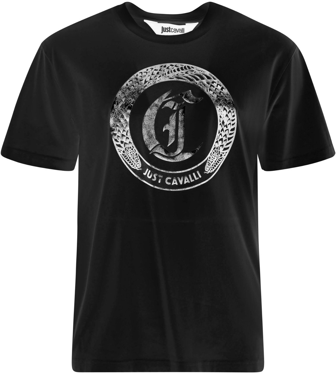 Just Cavalli T-Shirts And Polos Black Zwart