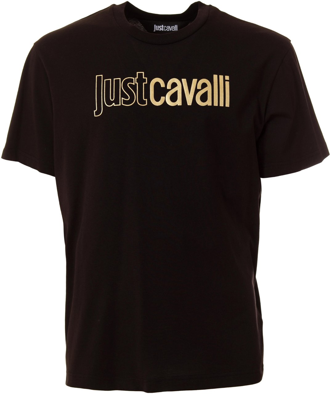 Just Cavalli T-Shirts And Polos Black Zwart