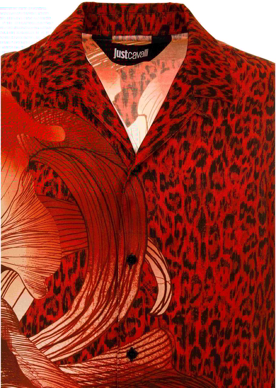 Just Cavalli Shirts Red Rood