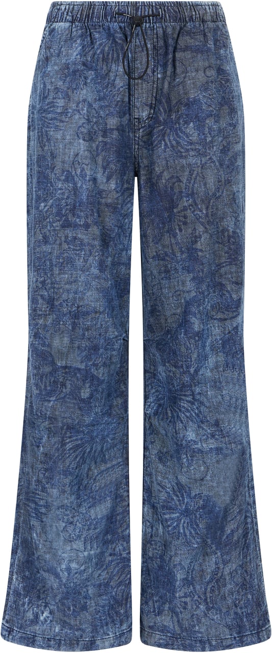 Just Cavalli High-waisted denim pants Blauw