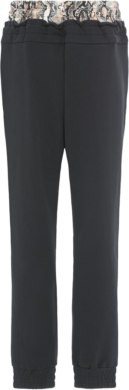 Just Cavalli Cotton jogger pants Zwart