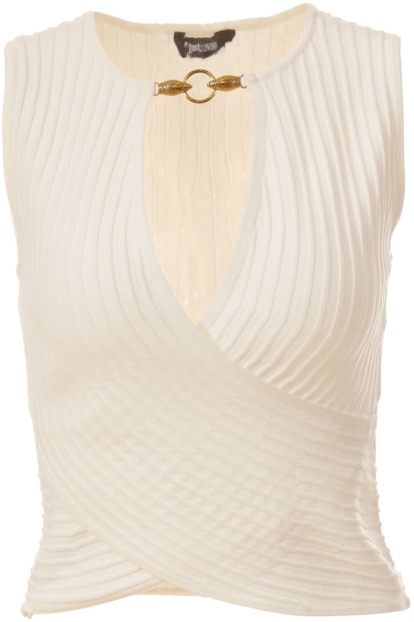 Just Cavalli Sweaters White Wit