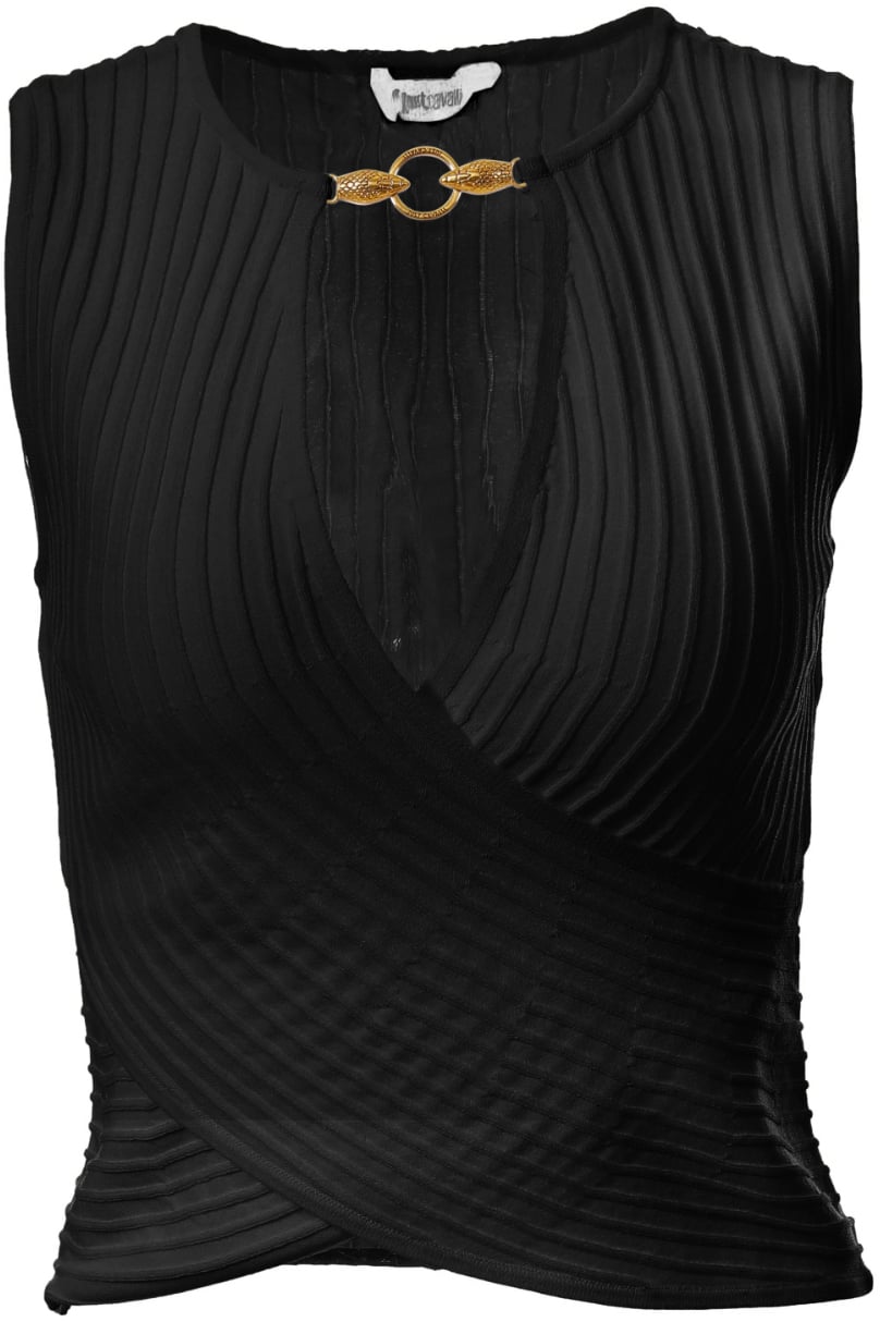 Just Cavalli Sweaters Black Zwart