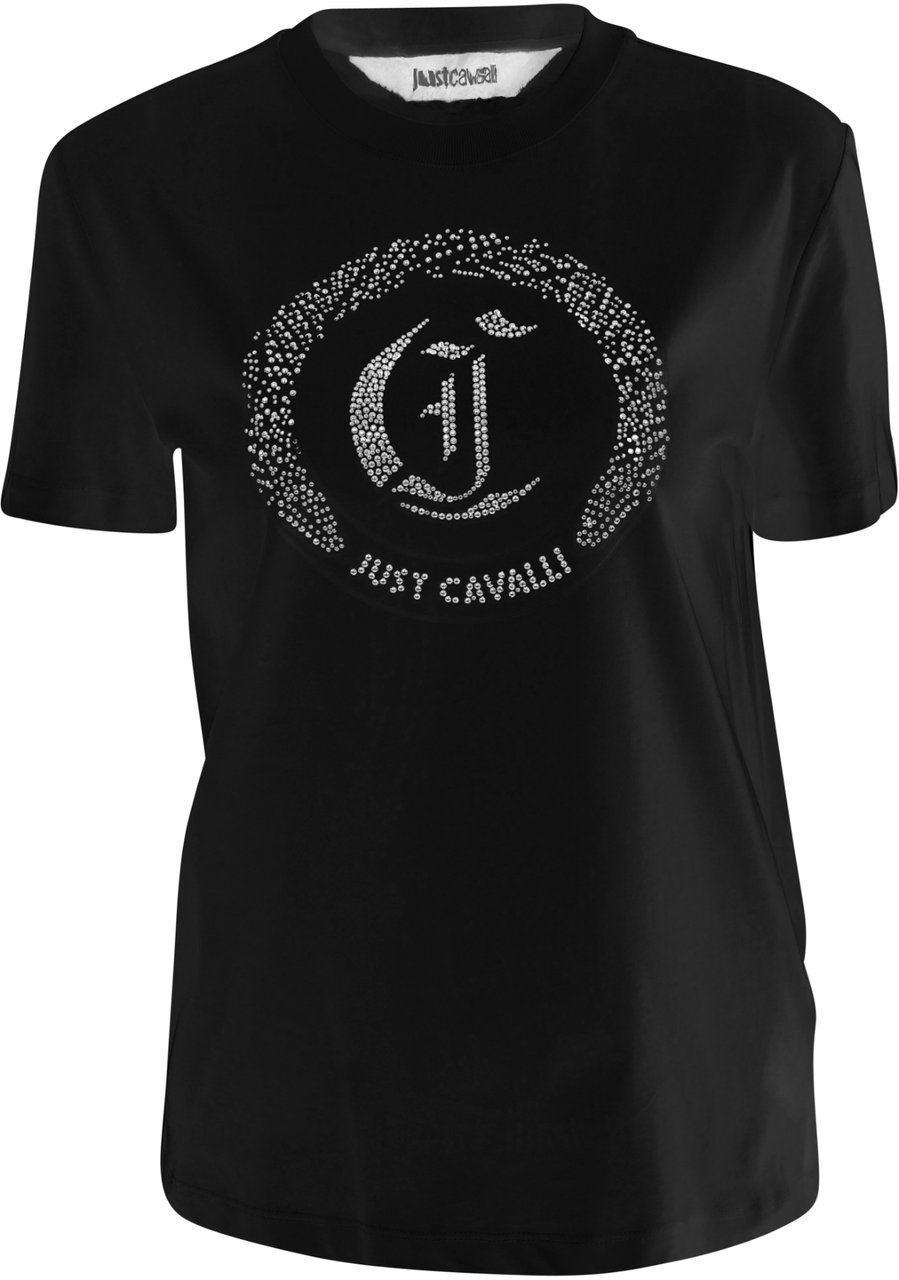 Just Cavalli T-Shirts And Polos Black Zwart