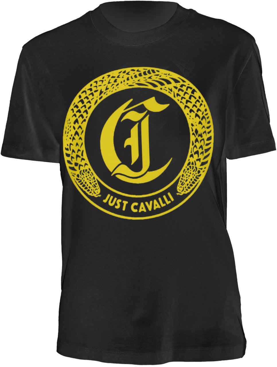 Just Cavalli T-Shirts And Polos Black Zwart