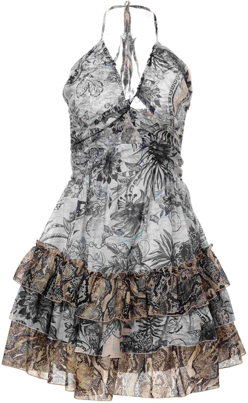 Just Cavalli Dresses Blue Blauw