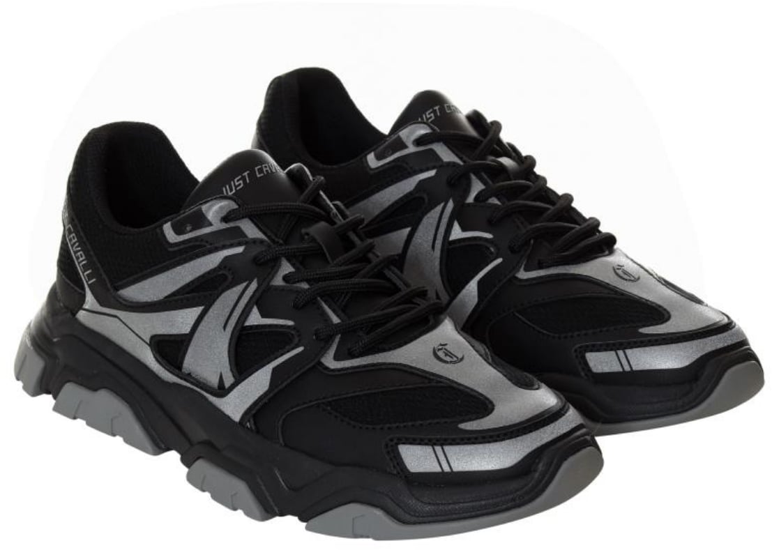 Just Cavalli Sneakers Black Zwart