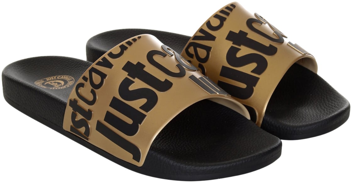 Just Cavalli Sandals Black Zwart